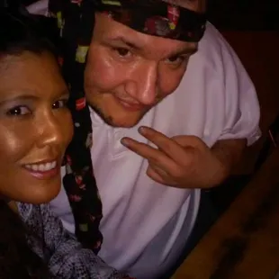 Sherina and Doug celebrating K's b day.