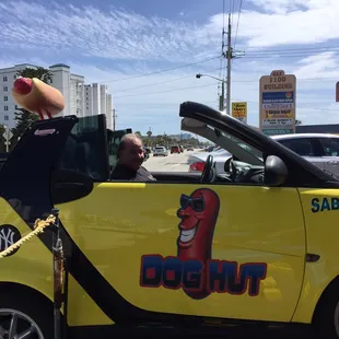 The owner an his car