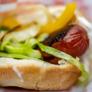 Seattle Dog ($8) Cream cheese and Caramelized Veggies (cabbage, onions and peppers) on a toasted bun