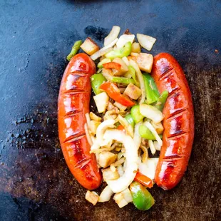 Hot-dog mandala! Spicy Louisiana... Yum!