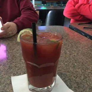 Good stop for scold beer or Bloody Mary!