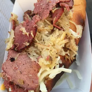 Pastrami dog - if it was a little cheaper maybe it would have tasted better  $11 bucks