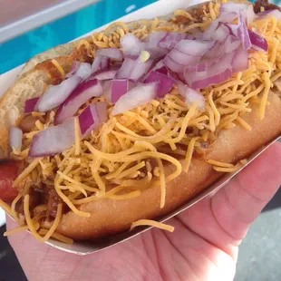 Chili dog!
