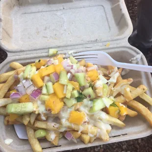 Fries were alright! They taste better with extra everything!