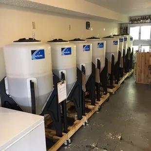 Their fermenting tanks