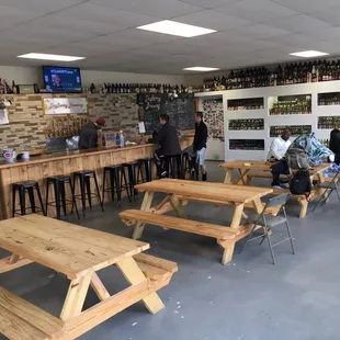Inside of Dogberry brewery