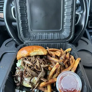 Burger of the week: Dani's birria burger $18 (instagram: @issa.cheatday)