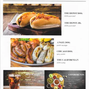 "Gourmet Hot Dog Menu"   
CART PARTY  If its listed we bring it!
(on description list :)