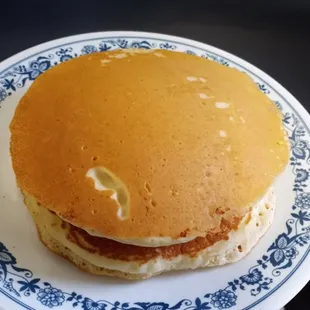 a stack of pancakes on a plate