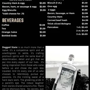 the price of a bottle of liquor