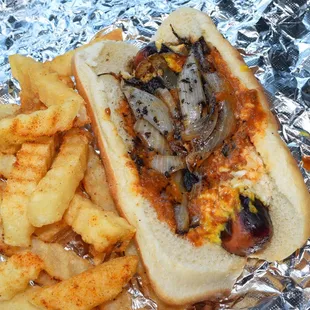 Hotdog w/ Fries: Doggone Good