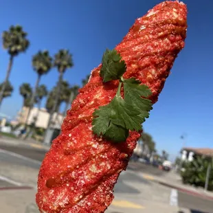 Hot Cheetos elote