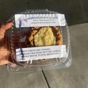 Lemon chezcake cookies