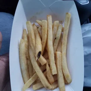 Was given these fries with an order of 20 wings.