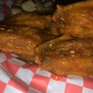 Lemon pepper hot wings