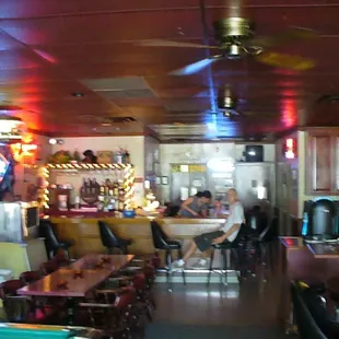 people sitting at the bar