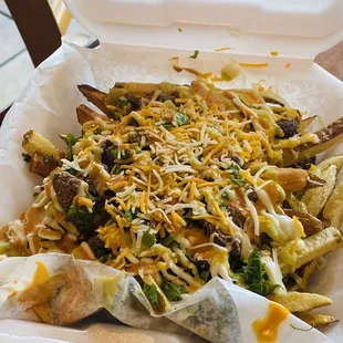 Carne asada fries are great. Full of steak!