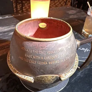 Icelandic vodka served in a chilling mug or is it a Star Wars Mos Eisley Cantina mug?