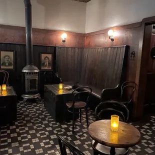 the interior of a dogpatch saloon