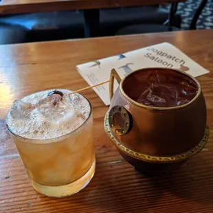 whiskey snap vodka mule