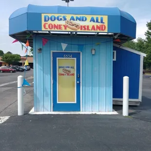a dog and all coney island