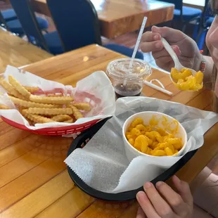 Hotdogs, Mac &amp; Cheese Dog Combo