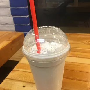 Egg nog shake - a delicious treat!!