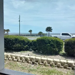 Ocean front view from our seats