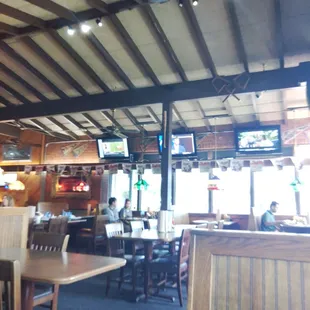 Restaurant view from our seats