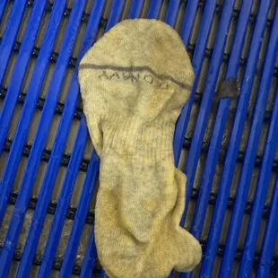 Sock that cooper got ahold of at dogtopia and swallowed whole.