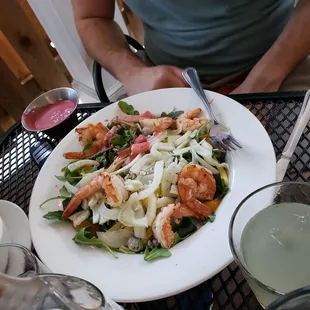 Arugula &amp; Fennel Salad with Shrimp