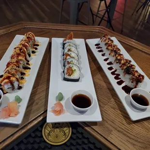 Sushi every tuesday and Wednesday&apos;s. Yummy