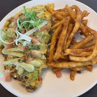 chorizo omelette