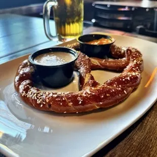 Soft, salty, savory...that's one tasty pretzel!