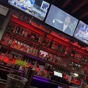 a man on a television screen