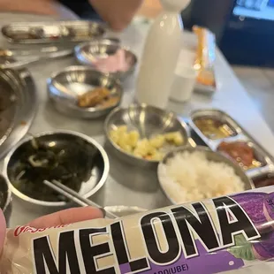 Side dishes and new ice pops