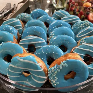 Custom donuts for baby boy sprinkle