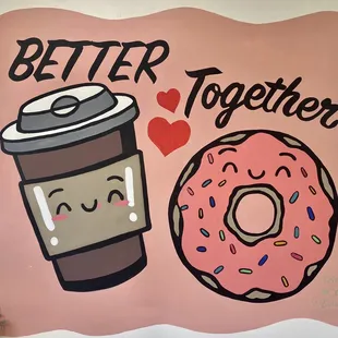 Doughnuts and Coffee.