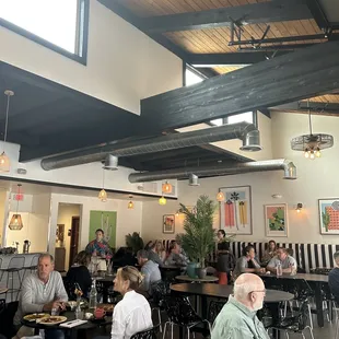 Inside of the cafe