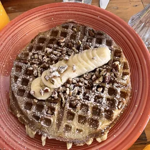 Banana waffle