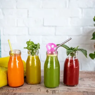 Fresh pressed juices
