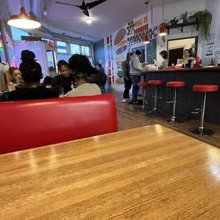 diners sitting at the counter