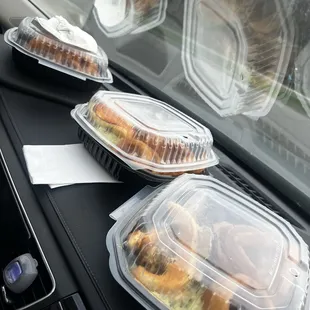 3 uneaten $60 worth of burgers.