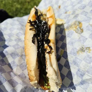 veggie ninjutsu dog ($7.50)