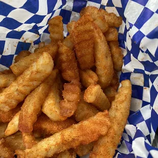 Worlds saltiest fries. Eat at your own risk!