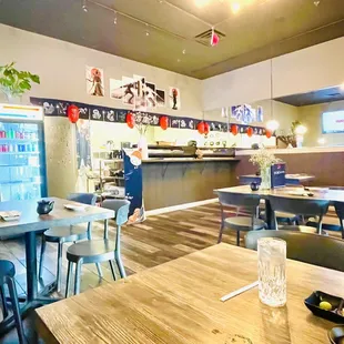 the interior of a restaurant