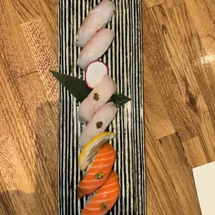 Triple flavor sashimi