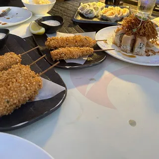 Dojo Crispy Chicken Skewers