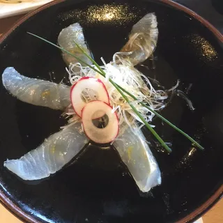 Yuzu Halibut Sashimi