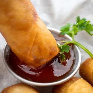 Spring Rolls. Crispy.